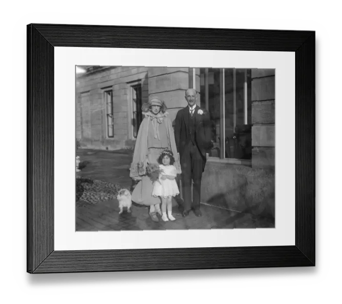 Framed Print : Lady H Cordon Eennox weds Baron Cederstrom at Haveringland, near Norwich. Bride Framed Print : Lady H Cordon Eennox weds Baron Cederstrom at Haveringland, near Norwich. Bride
