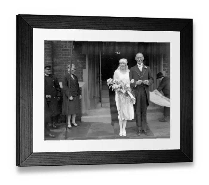 Framed Print : Wedding of Mr T. Maule Guthrie and Miss Ella K. Leete at Holy Trinity, Brompton. 21 Framed Print : Wedding of Mr T. Maule Guthrie and Miss Ella K. Leete at Holy Trinity, Brompton. 21
