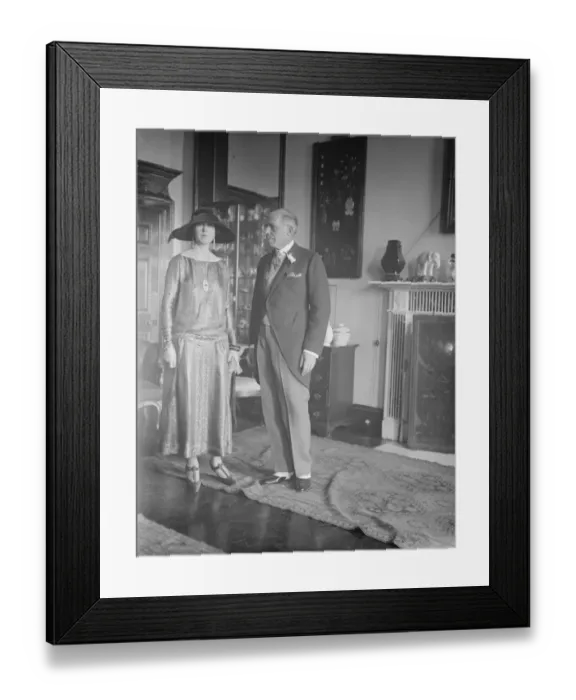 Framed Print : Wedding of Prince Jean Louis De Faucitny Lugigne and Miss Baba D Erlanger at Westminster Framed Print : Wedding of Prince Jean Louis De Faucitny Lugigne and Miss Baba D Erlanger at Westminster
