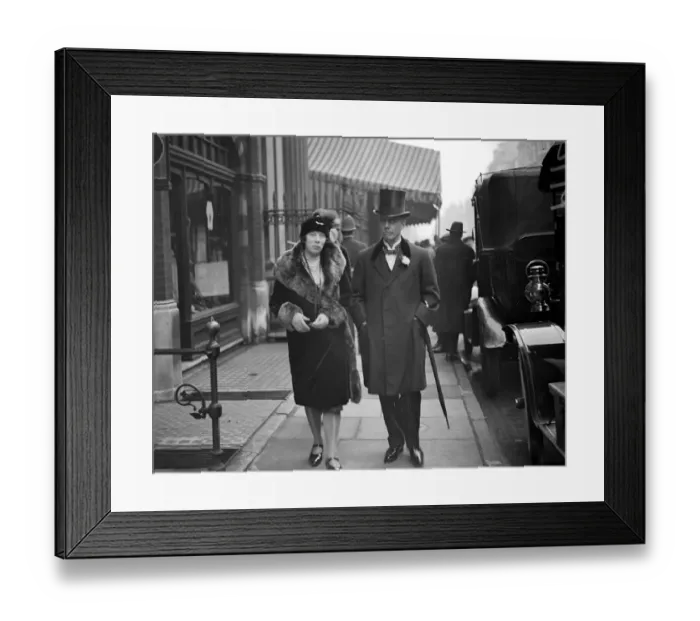 Framed Print : Nall-Cain: Pennyman wedding at St Marks North Audley street. Picture Shows: Major Framed Print : Nall-Cain: Pennyman wedding at St Marks North Audley street. Picture Shows: Major