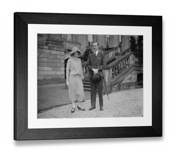 Framed Print : The garden party at Chatsworth House in connection with the wedding of Lady Rachel Cavendish Framed Print : The garden party at Chatsworth House in connection with the wedding of Lady Rachel Cavendish