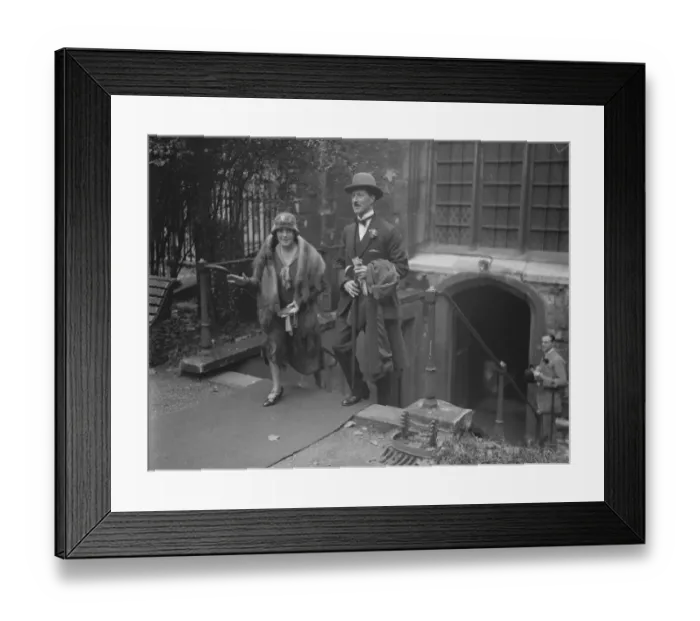 Framed Print : Peers wedding. Lord Holmpatrick and Lady Edina Ainsworth were married at the Savoy Chapel Framed Print : Peers wedding. Lord Holmpatrick and Lady Edina Ainsworth were married at the Savoy Chapel