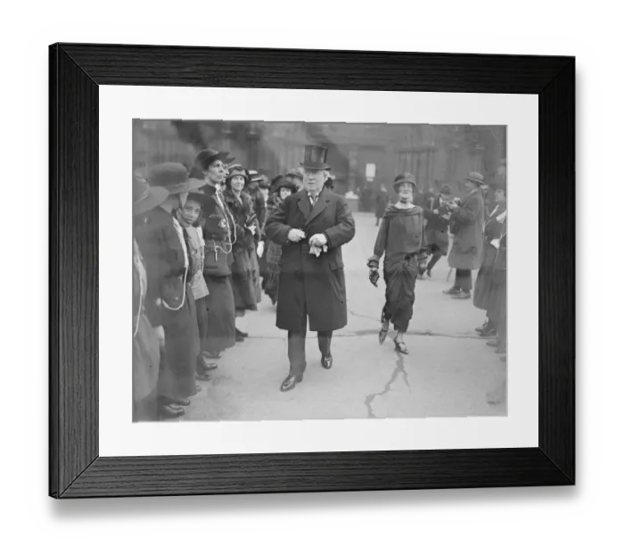 Framed Print : Tutankhamun costume at notable wedding Sir Edward Grigg and Hon Joan Dickson Pynder