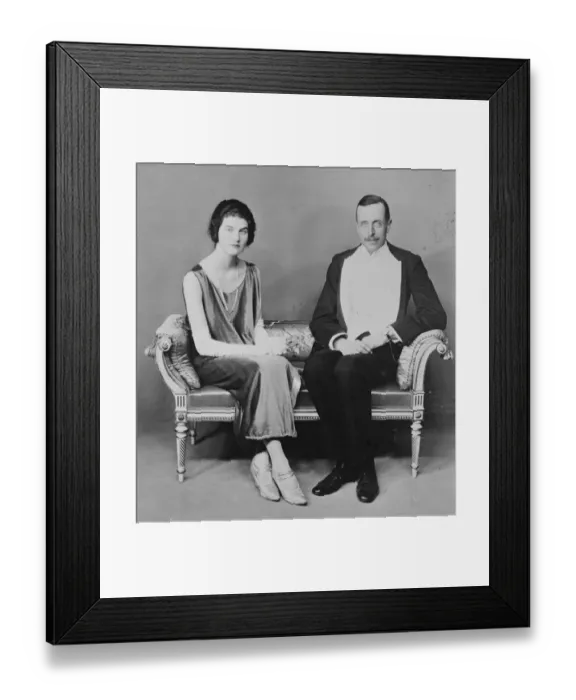 Framed Print : Earl of Winterton M P with his bride elect The Earl of Winterton MP and the Hon Monica Wilson Framed Print : Earl of Winterton M P with his bride elect The Earl of Winterton MP and the Hon Monica Wilson