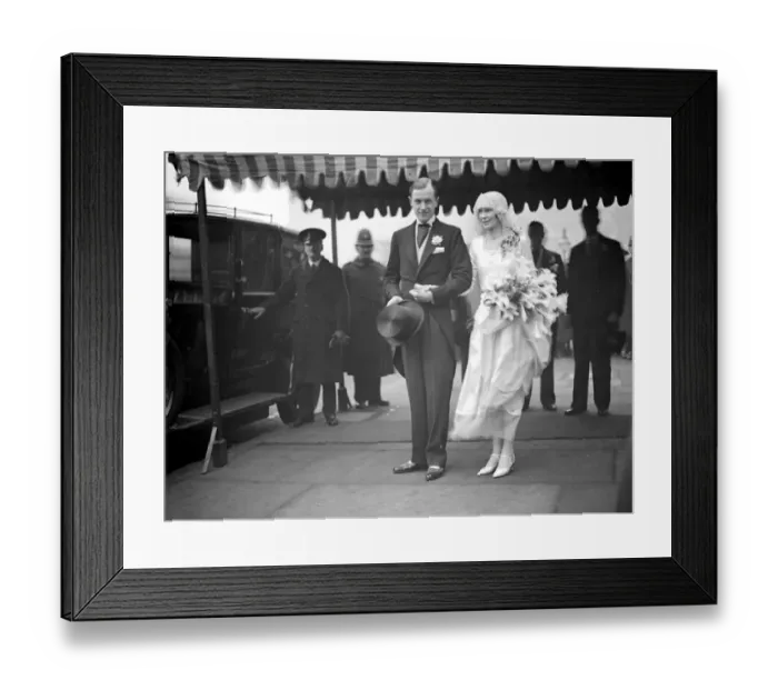 Framed Print : Wedding of Mr D. Oakshott and Miss Joan Withington at St Margarets, Westminster Framed Print : Wedding of Mr D. Oakshott and Miss Joan Withington at St Margarets, Westminster