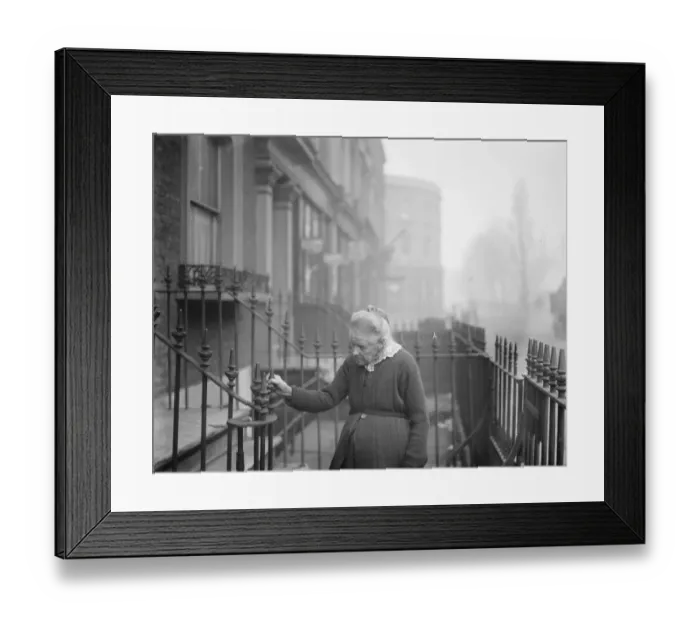 Framed Print : Diamond wedding of Lady who waited on Charles Dickens. Mr and Mrs W Ireland have Framed Print : Diamond wedding of Lady who waited on Charles Dickens. Mr and Mrs W Ireland have