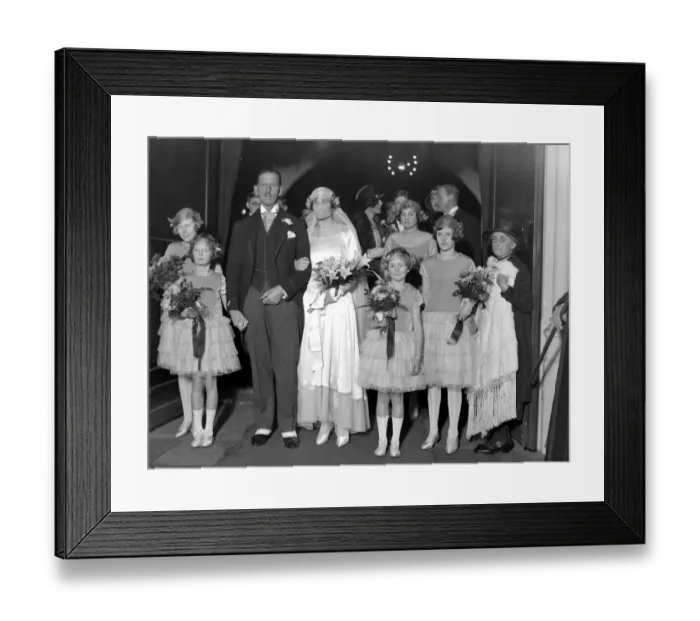 Framed Print : Wedding of Lieut Col Hewitt and Miss Hibbert at Holy Trinity, Sloane Street. 8 December Framed Print : Wedding of Lieut Col Hewitt and Miss Hibbert at Holy Trinity, Sloane Street. 8 December