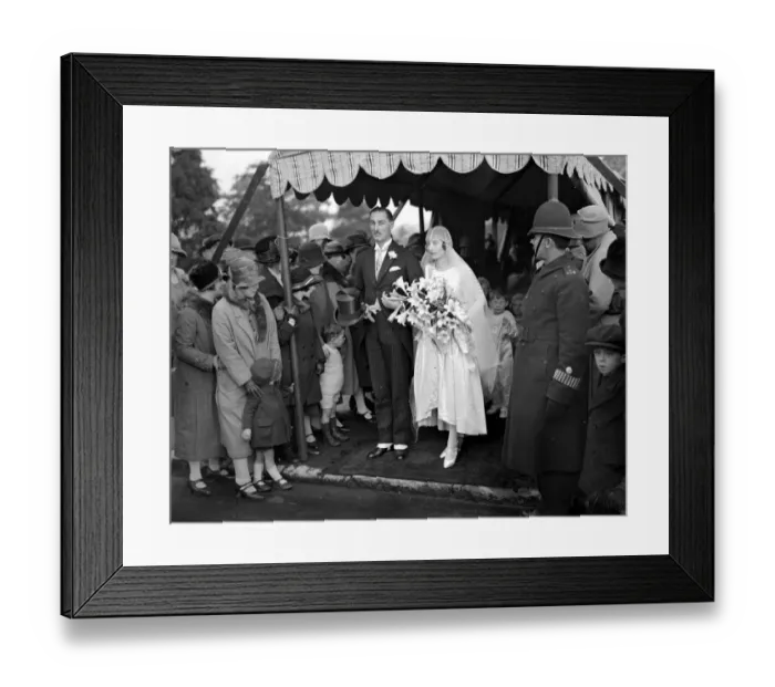 Framed Print : Wedding of Mr Franis Humphrey Bingham, Royal Artillery and Miss Evengeline Elliot at St Nicholas Framed Print : Wedding of Mr Franis Humphrey Bingham, Royal Artillery and Miss Evengeline Elliot at St Nicholas