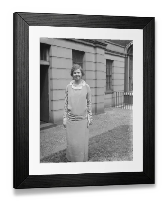 Framed Print : Earls daughter to wed Lady Hermione Herbert, daughter of the Earl and Countess of Powis Framed Print : Earls daughter to wed Lady Hermione Herbert, daughter of the Earl and Countess of Powis