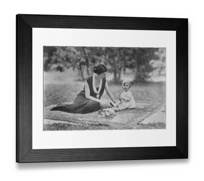 Framed Print : King of Italys grandson Princess Yolanda, who married Count Calvi di Bergolo Framed Print : King of Italys grandson Princess Yolanda, who married Count Calvi di Bergolo