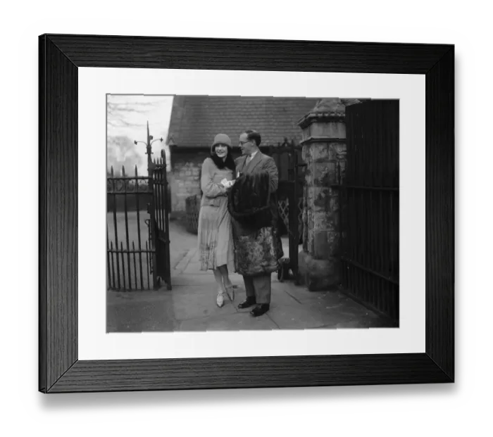 Framed Print : Wedding. Miss Juliette Compton was married at Christchurch, Hampstead, to Mr J Bartram Framed Print : Wedding. Miss Juliette Compton was married at Christchurch, Hampstead, to Mr J Bartram
