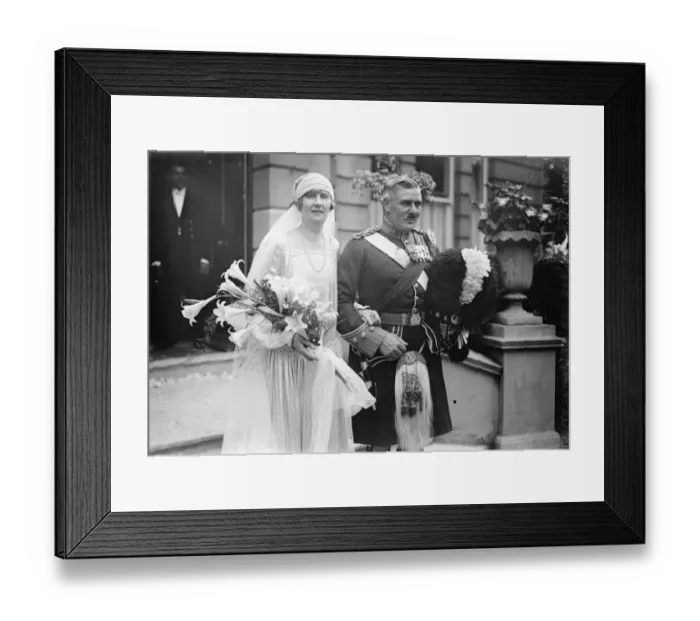 Framed Print : The wedding took place between Lt Col Robertson, VC, DSO, and Miss H Forster Framed Print : The wedding took place between Lt Col Robertson, VC, DSO, and Miss H Forster