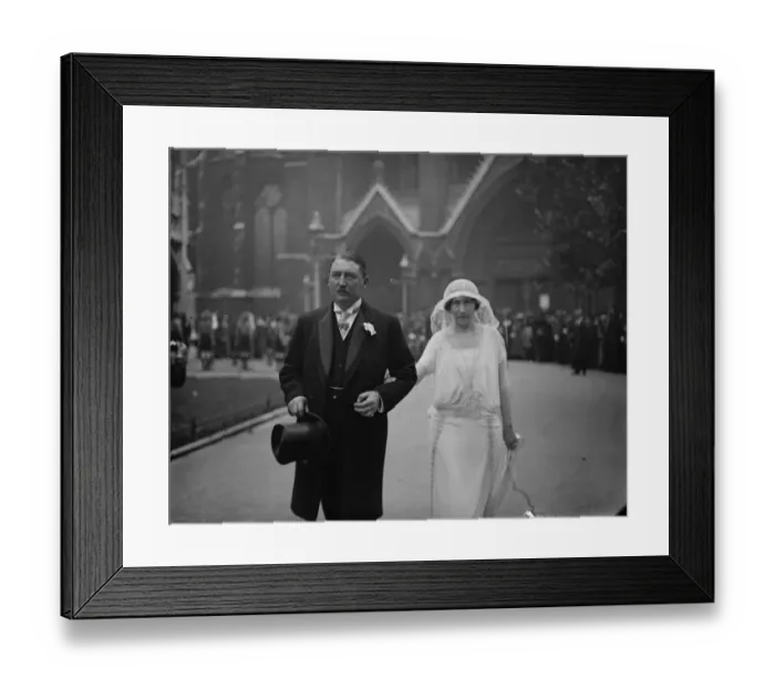 Framed Print : Lord St John of Bletso weds. Lord St John of Bletso and Mrs Sandford were married Framed Print : Lord St John of Bletso weds. Lord St John of Bletso and Mrs Sandford were married