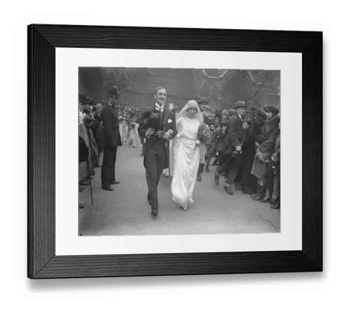 Framed Print : Lord Raglan weds the Honourable Julia Hamilton. Lord Raglan and the Honourable Julia Hamilon Framed Print : Lord Raglan weds the Honourable Julia Hamilton. Lord Raglan and the Honourable Julia Hamilon
