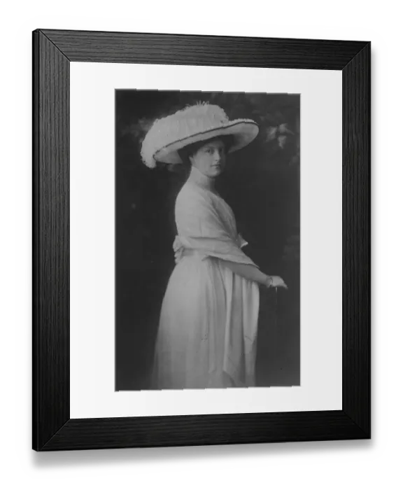 Framed Print : Princess Weds brother in law of the Queen of the Belgians Princess Wiltrude of Bavaria