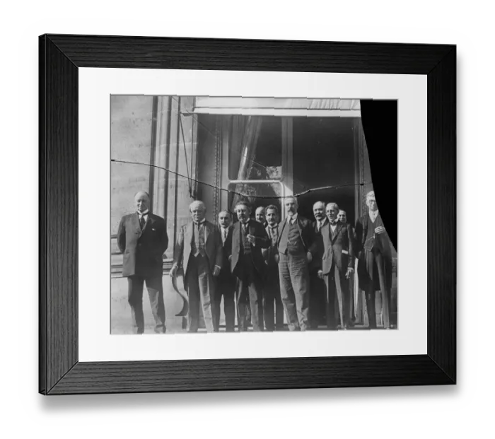 Framed Print : The Supreme Council in Paris. Lord Curzon, Mr Lloyd George, M Briand ( the French Framed Print : The Supreme Council in Paris. Lord Curzon, Mr Lloyd George, M Briand ( the French