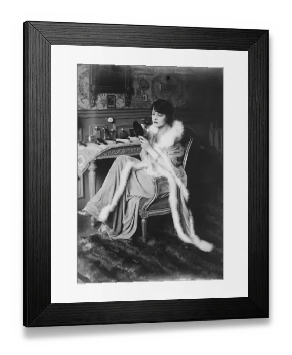 Framed Print : To fly from Newfoundland to Ireland. Mlle Forzabbe who will with her husband fly Framed Print : To fly from Newfoundland to Ireland. Mlle Forzabbe who will with her husband fly