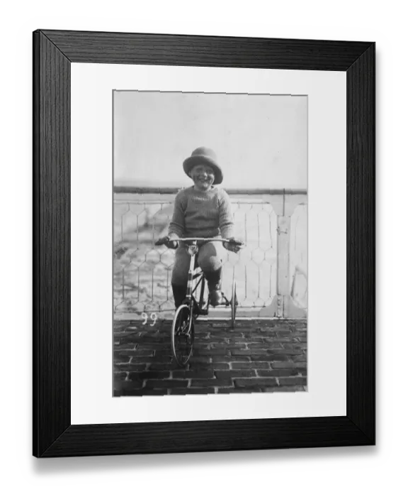 Framed Print : Unworried by cares of state. Prince Michael of Romania, the Heir Apparent, photographed