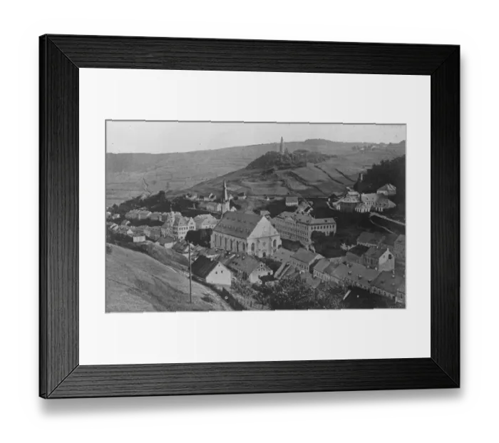 Framed Print : Hill of Radium Deposits Leased to English Company A view of Joachimsthal a spa town Framed Print : Hill of Radium Deposits Leased to English Company A view of Joachimsthal a spa town