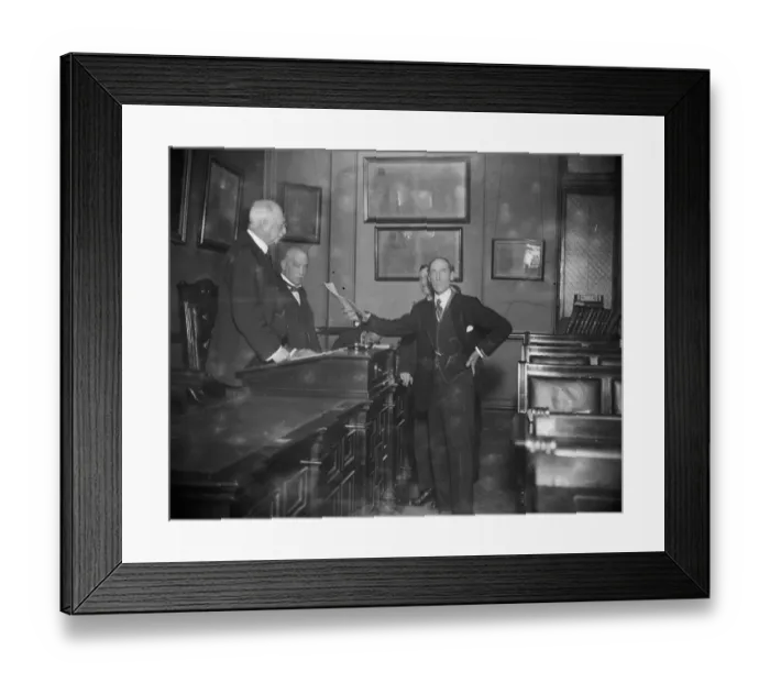 Framed Print : General Election, October 1924, Nominations Mr J M Erskine, Liberal candidate