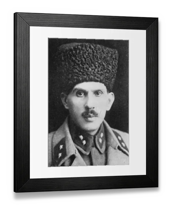 Framed Print : Turks fighting the Kurds. General Kiazim Pasha, who is advancing with Turkish Framed Print : Turks fighting the Kurds. General Kiazim Pasha, who is advancing with Turkish