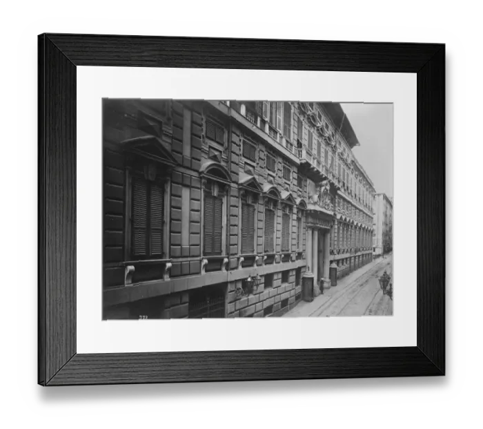 Framed Print : The Genoa Palazzo Reale, Italy 4 April 1922 Framed Print : The Genoa Palazzo Reale, Italy 4 April 1922
