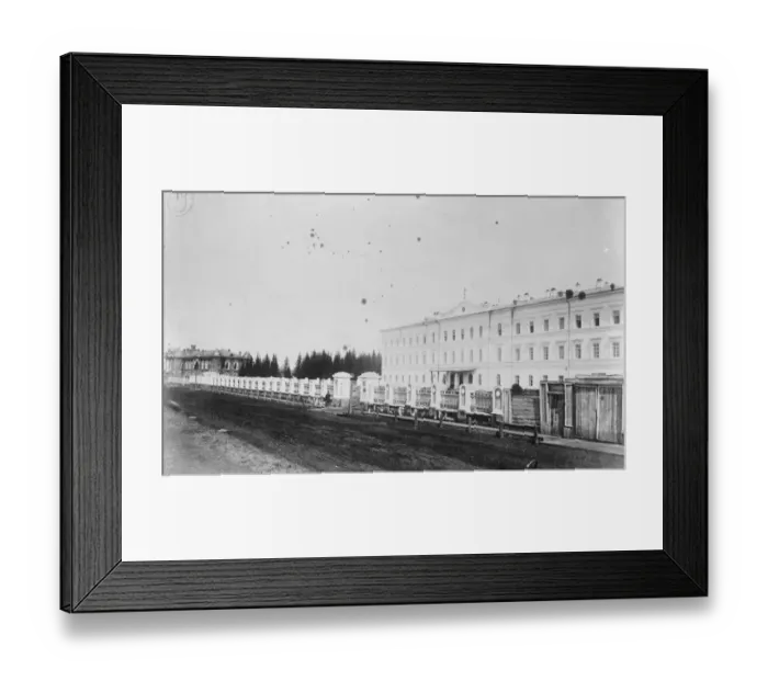 Framed Print : Formerly a monastery, now an army barracks Irkutsk 1920 Framed Print : Formerly a monastery, now an army barracks Irkutsk 1920