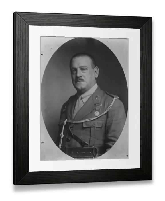Framed Print : General Don Severiano Martinez Anido, Spanish Minister of the Interior. 1929