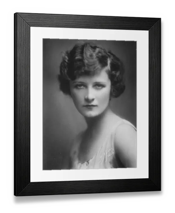 Framed Print : The perfect French girl. Mlle Regine Bouet, whose portrait now exhibited in a Paris Gallery
