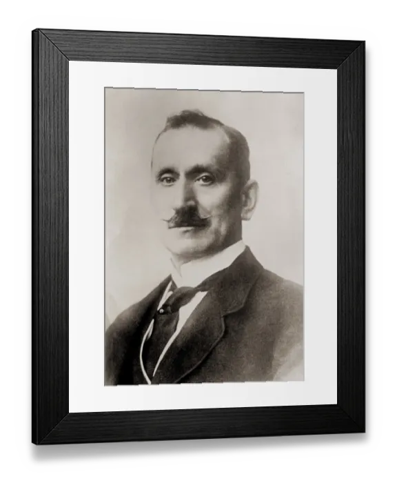 Framed Print : New Chief Constable of the CID. Superintendent Wensley of Scotland Yard, who has Framed Print : New Chief Constable of the CID. Superintendent Wensley of Scotland Yard, who has