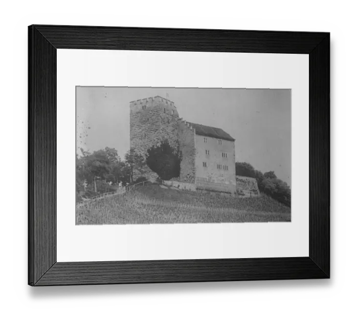 Framed Print : The ruined chateau of the Hapsburgs in the Swiss Canton. 1 October 1920 Framed Print : The ruined chateau of the Hapsburgs in the Swiss Canton. 1 October 1920