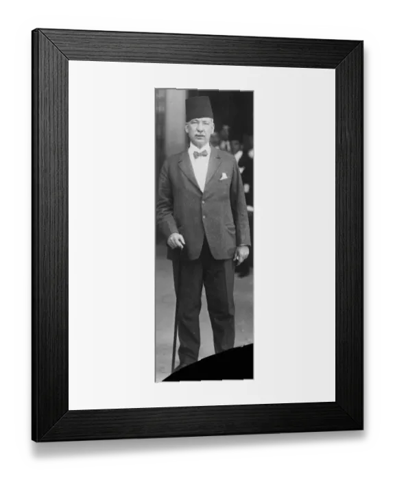Framed Print : Egyptian foreign minister for London. Sarwat Pasha, the Egyptian Foreign Minister Framed Print : Egyptian foreign minister for London. Sarwat Pasha, the Egyptian Foreign Minister
