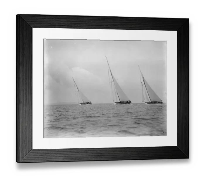 Framed Print : The opening of Cowes week The scene just after the start of the handicap race for Framed Print : The opening of Cowes week The scene just after the start of the handicap race for