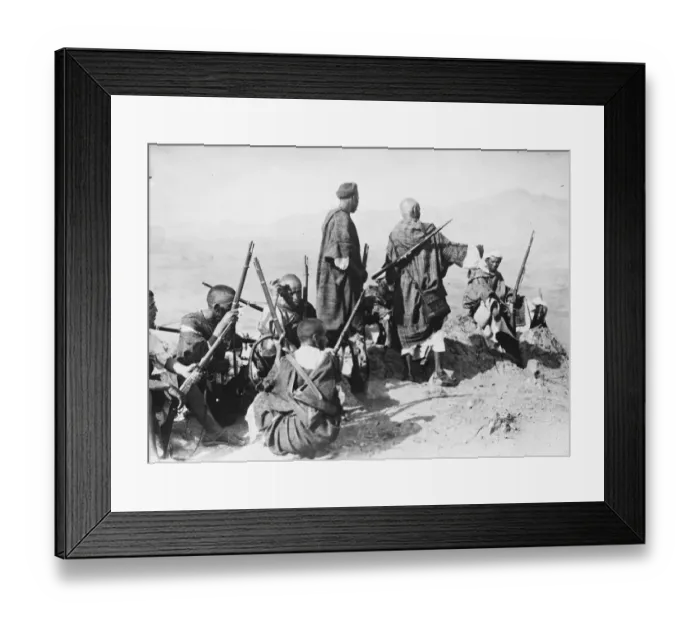Framed Print : Heavy pressure of Spain in Morocco. Types of Rifs who fight under the orders of Abd el Krim Framed Print : Heavy pressure of Spain in Morocco. Types of Rifs who fight under the orders of Abd el Krim