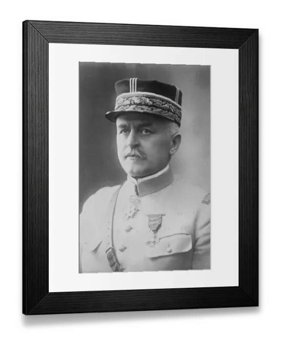 Framed Print : Possible successor of General Sarrail. General Nollet, whose name has been suggested Framed Print : Possible successor of General Sarrail. General Nollet, whose name has been suggested