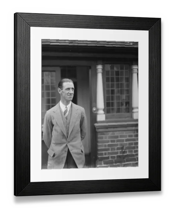 Framed Print : The Kings trainer at home. Mr W Jarvis who has been appointed to succeed Mr R