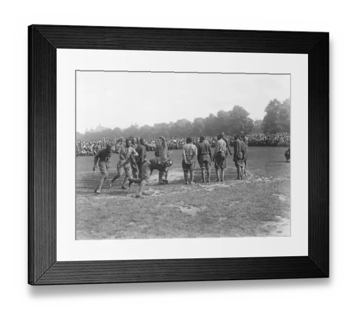 Framed Print : American troops in some of their sports at Hyde Park, London 1919 Framed Print : American troops in some of their sports at Hyde Park, London 1919