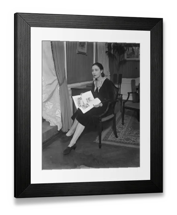 Framed Print : A heroine in London. Mme Rachel Berendt. 31 January 1929 Framed Print : A heroine in London. Mme Rachel Berendt. 31 January 1929
