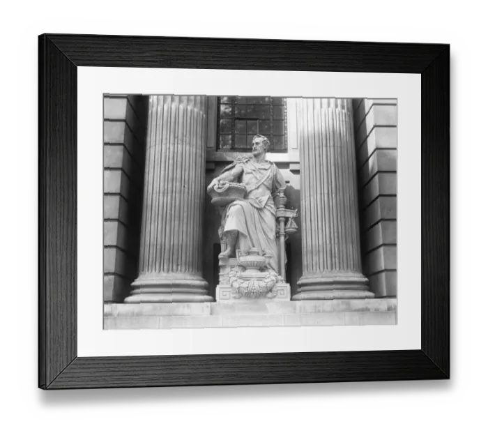 Framed Print : New Port of London Authority Building Commerce ( Sculpture ) The treatment of Framed Print : New Port of London Authority Building Commerce ( Sculpture ) The treatment of