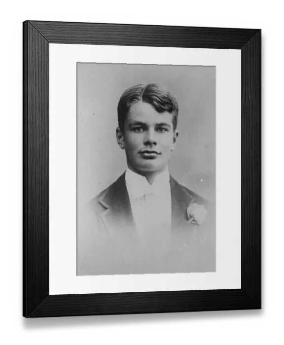 Framed Print : M C Hollis, an ex - president of the Oxford Union, now making a world tour of Framed Print : M C Hollis, an ex - president of the Oxford Union, now making a world tour of