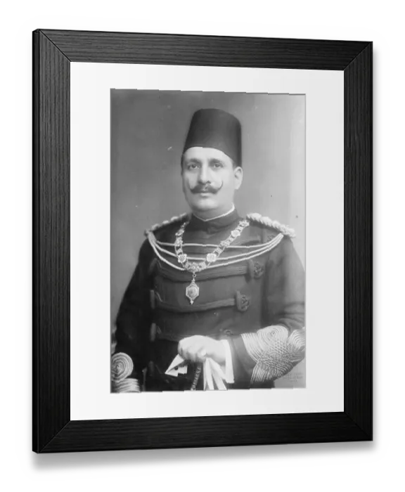 Framed Print : King Fuad of Egypt. 22 June 1927 Framed Print : King Fuad of Egypt. 22 June 1927