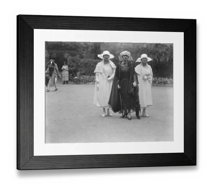 Framed Print : Society Attends Exhibition matches Princess Andrew of Greece with her two haughters 13 Framed Print : Society Attends Exhibition matches Princess Andrew of Greece with her two haughters 13