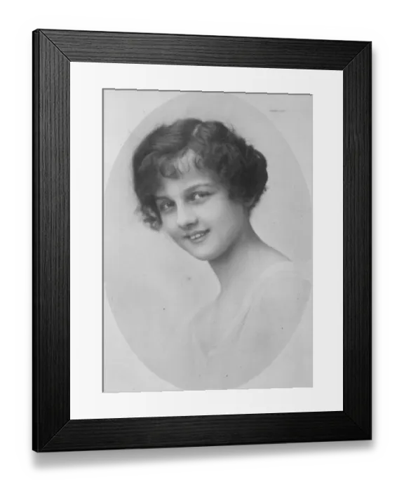 Framed Print : Fifth Bride at 26 Miss Edna Sampson of Hollywood who is to become the 5 bride of Framed Print : Fifth Bride at 26 Miss Edna Sampson of Hollywood who is to become the 5 bride of