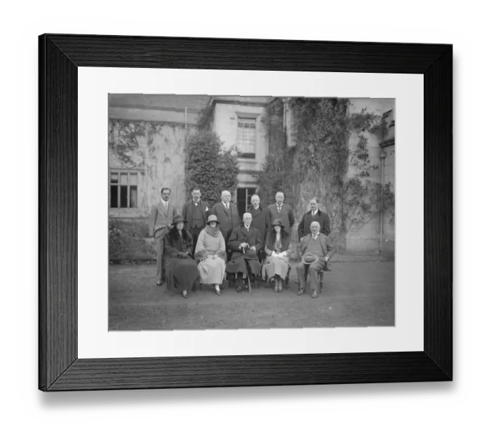 Framed Print : The King of Sweden as the guest of Sir Trehawke and Lady Kekewich Group taken at Peamore House Framed Print : The King of Sweden as the guest of Sir Trehawke and Lady Kekewich Group taken at Peamore House