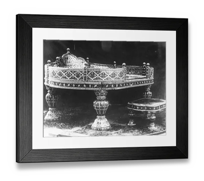 Framed Print : Imperial Turkish treasury at Stamboul opened to the public for the first time Framed Print : Imperial Turkish treasury at Stamboul opened to the public for the first time