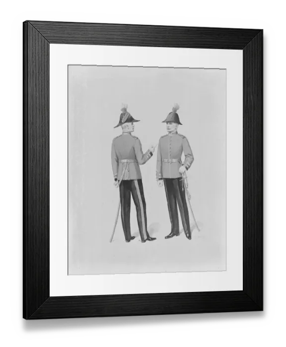 Framed Print : Illustration from Mr H Trendells book Dress and Insignia Worn at Court. His Framed Print : Illustration from Mr H Trendells book Dress and Insignia Worn at Court. His