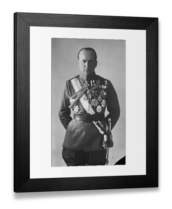 Framed Print : The most decorated man in the world. The most decorated man in the world is HE Dr Frits Holm Framed Print : The most decorated man in the world. The most decorated man in the world is HE Dr Frits Holm
