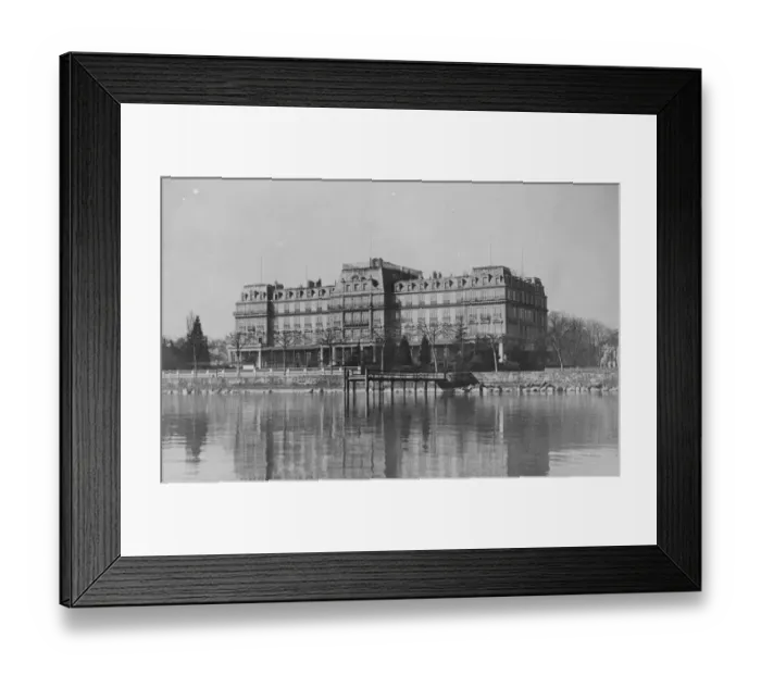Framed Print : Headquarters of the League of Nations, Geneva. 2 January 1924 Framed Print : Headquarters of the League of Nations, Geneva. 2 January 1924