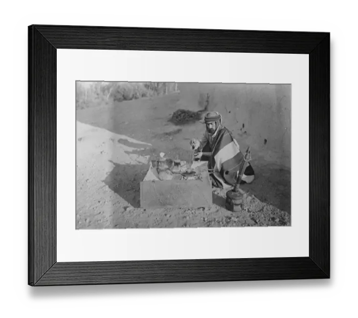 Framed Print : The rebel Sultan whose forces have defeated the French in Syria. Sultan Pasha El Atrash