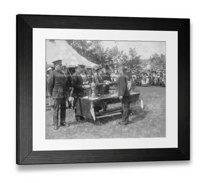 Framed Print : Princess Mary at the Gordon Bois home. 14 June 1920